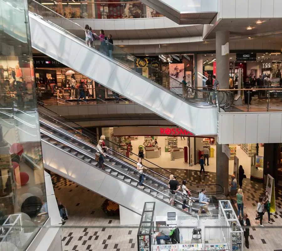 galeria automat wydający w galeri