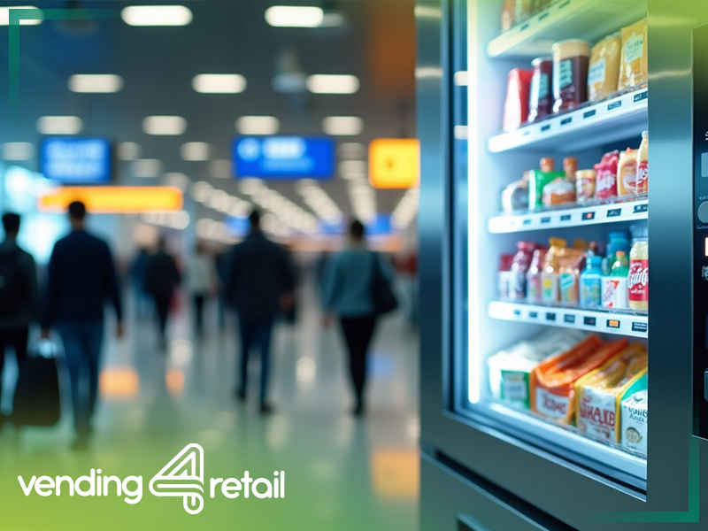 Automaty vendingowe na dworcach i lotniskach wygoda dla podróżnych i dochód dla operatorów Automaty vendingowe na dworcach i lotniskach