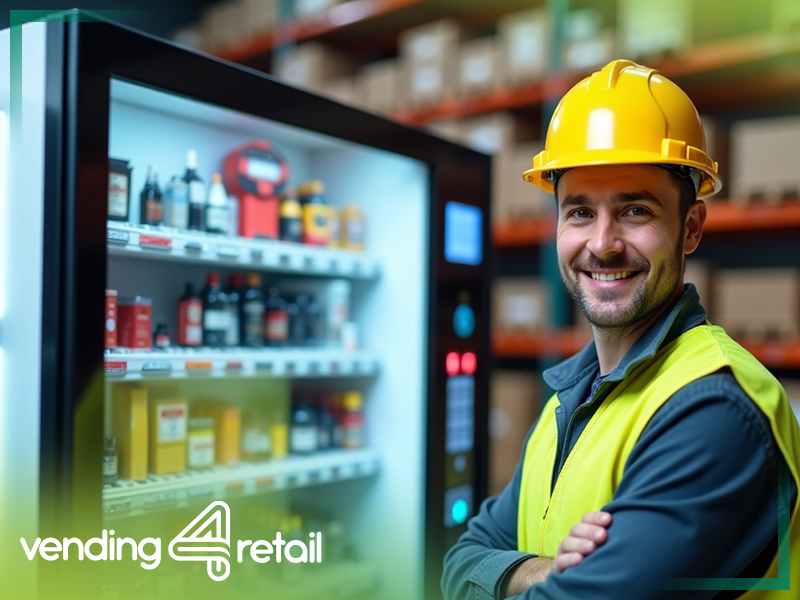 Automaty vendingowe w centrach dystrybucyjnych efektywność wydawania środków BHP i narzędzi Automaty vendingowe w centrach dystrybucyjnych