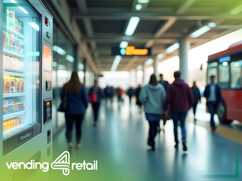 automat vendingowy na dworcu autobusowym