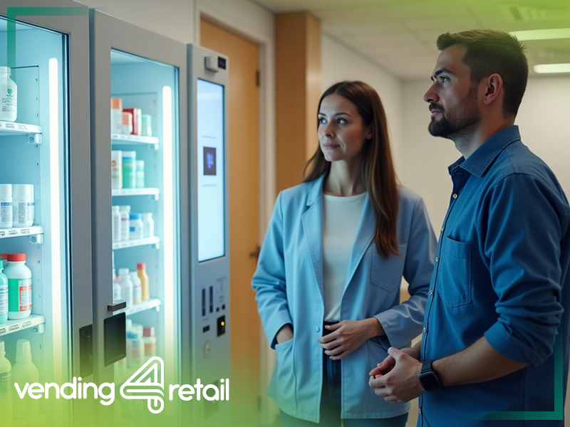 automat w przychodni medycznej