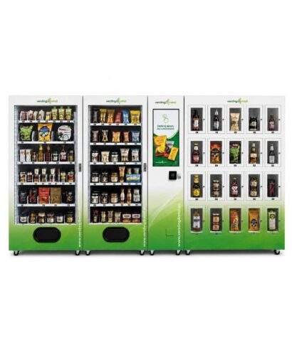 MultiVend BWM-3W1 – modułowy automat vendingowy z ekranem dotykowym i modułem szafkowym